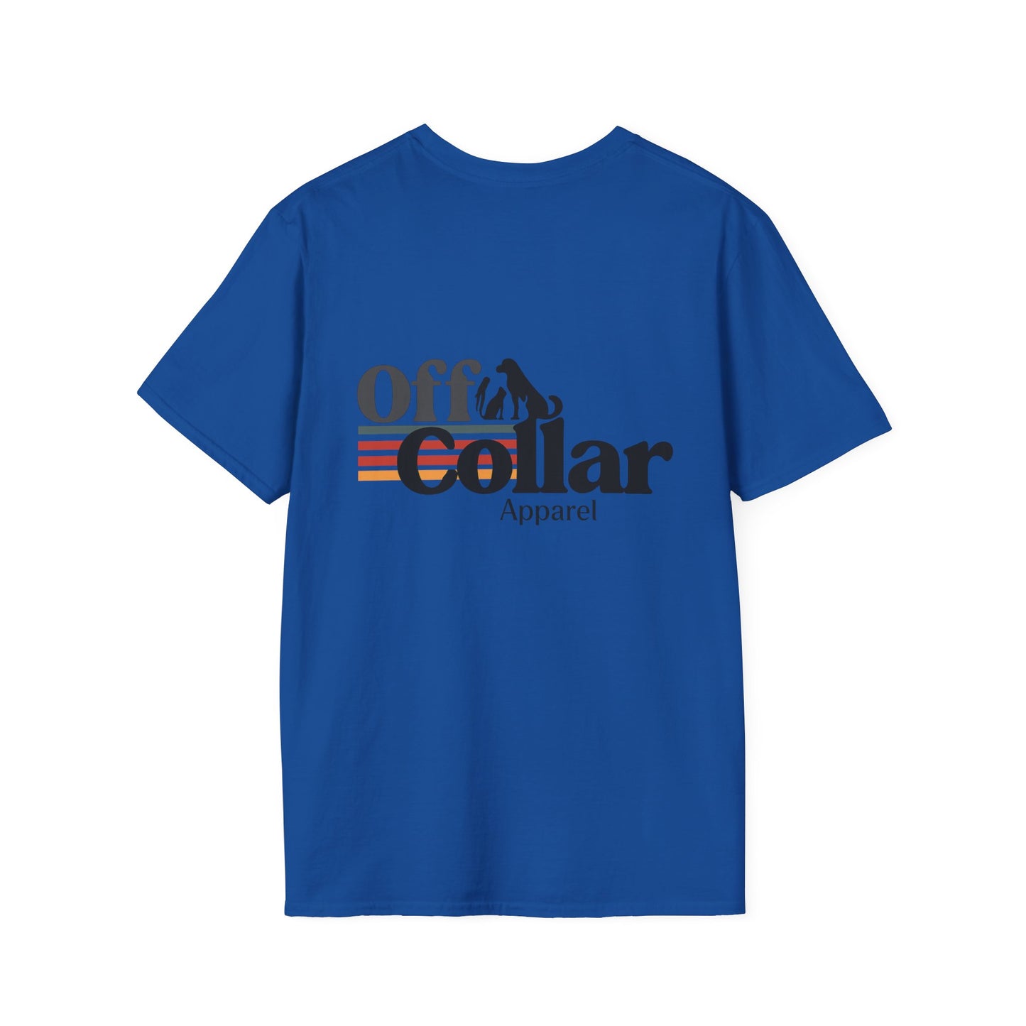 Off Collar Unisex Softstyle T-Shirt, Casual Tee, Graphic Shirt, Everyday Wear, Gift for Him/Her, Streetwear Style