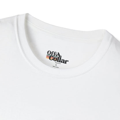 Off Collar Unisex Softstyle T-Shirt, Casual Tee, Graphic Shirt, Everyday Wear, Gift for Him/Her, Streetwear Style