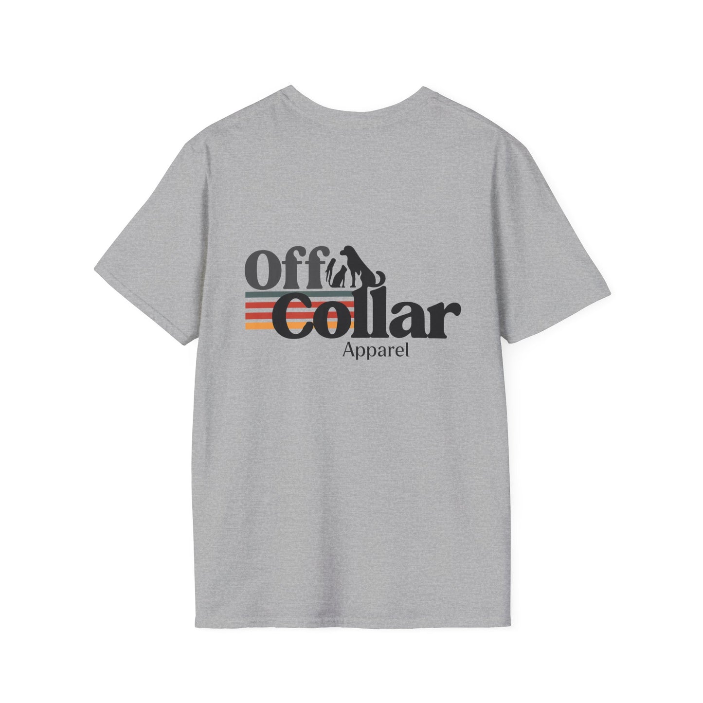 Off Collar Unisex Softstyle T-Shirt, Casual Tee, Graphic Shirt, Everyday Wear, Gift for Him/Her, Streetwear Style