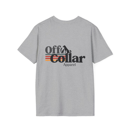 Off Collar Unisex Softstyle T-Shirt, Casual Tee, Graphic Shirt, Everyday Wear, Gift for Him/Her, Streetwear Style